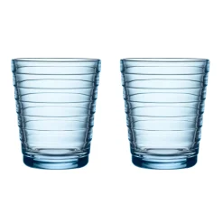 Iittala Aino Aalto Vannglass 2-Pack 22 Cl Aqua Best