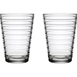 Iittala Aino Aalto Vannglass 2-Pack 33 Cl Klar Sale