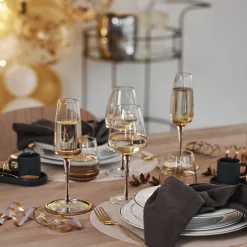 Broste Copenhagen Amber Champagneglass Sale