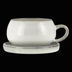 Lene Bjerre Amera Kopp Og Asjett White Sands Discount