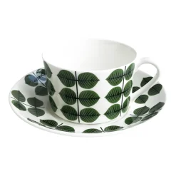 Gustavsbergs Porslinsfabrik Bersa Tekopp Med Fat 35 Cl Hot