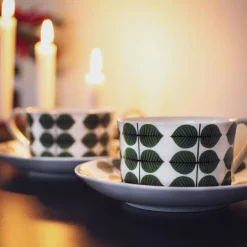 Gustavsbergs Porslinsfabrik Bersa Tekopp Med Fat 35 Cl Hot