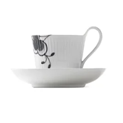 Royal Copenhagen Black Fluted Mega Kopp Med Skal 2 Best