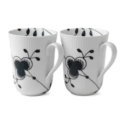 Royal Copenhagen Black Fluted Mega Kopp 2-Pakn. 33 Cl Best