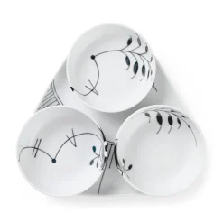 Royal Copenhagen Black Fluted Mega Serveringssett 4 Deler Best