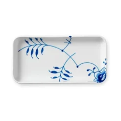 Royal Copenhagen Blue Fluted Mega Rektangulaert Fat 24 Cm Discount