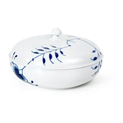 Royal Copenhagen Blue Fluted Mega Skal Med Lock 130 Cl Sale