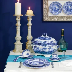 Spode Blue Italian Dyp Tallerken Clearance