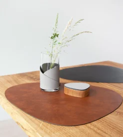 Lind DNA Bull Spisebrikke Vendbar Curve L 1 Stk. Cognac-Black Online