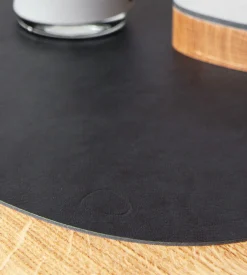 Lind DNA Cloud Spisebrikke Vendbar Curve L 1 Stk. Black-Brown Sale