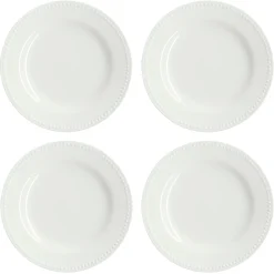 Scandi Living Dots Liten Tallerken 22 Cm 4 Stk Kremhvit Online