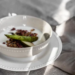 Scandi Living Dots Liten Tallerken 22 Cm 4 Stk Kremhvit Online