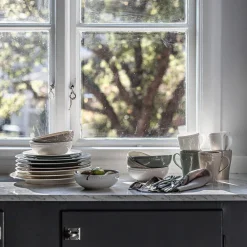 Scandi Living Dots Liten Tallerken 22 Cm 4 Stk Kremhvit Online