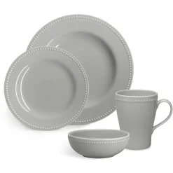 Scandi Living Dots Liten Tallerken 22 Cm 4 Stk Gratt Outlet