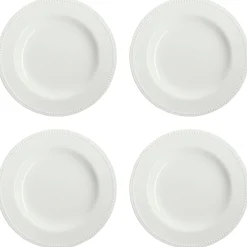 Scandi Living Dots Tallerken 28 Cm 4 Stk. Kremhvit Clearance