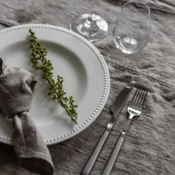 Scandi Living Dots Tallerken 28 Cm 4 Stk. Kremhvit Clearance