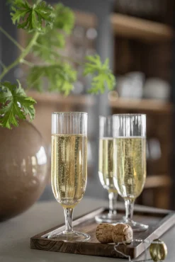 ERNST Champagneglass Riflet 2-Pakning Sale