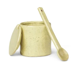 Ferm LIVING Flow Syltetoykrukke Med Skje Gulspettet Best