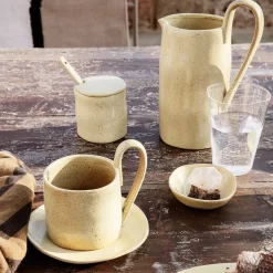 Ferm LIVING Flow Syltetoykrukke Med Skje Gulspettet Best