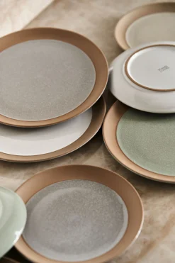 Scandi Living Fossil Asjett O 21 Cm Beige Outlet