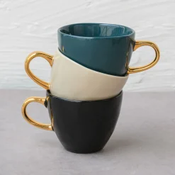 URBAN NATURE CULTURE Good Morning Coffee Kopp Blue Green Fashion