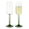 Kähler Hammershoi Champagneglass 24 Cl 2-Pakning Gronn Sale