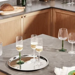 Kähler Hammershoi Champagneglass 24 Cl 2-Pakning Gronn Sale