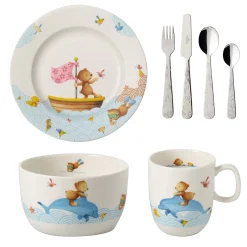 Villeroy & Boch Happy As A Bear Barneservise Og Bestikk Sale