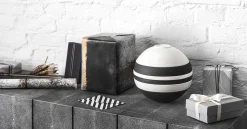 Villeroy & Boch Iconic La Boule Servise 7 Deler Svart-Hvit Outlet