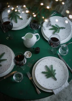 Wik & Walsøe Julemorgen Girlander Tallerken 2-Pakning O 28 Cm Fashion