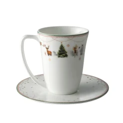 Wik & Walsøe Julemorgen Kopp Og Fat 20 Cl Fashion