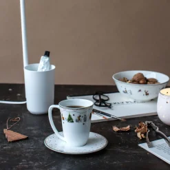 Wik & Walsøe Julemorgen Kopp Og Fat 20 Cl Fashion