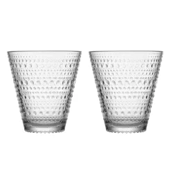 Iittala Kastehelmi Glass 30 Cl 2-Stk Klar Fashion