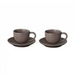 Blomus Kumi Kopp Med Fat 6 Cl 2-Pakning Espresso Hot