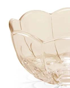 Holmegaard Lily Skal O 13 Cm 2-Pakning Toffee Rose Clearance