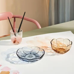 Holmegaard Lily Skal O 13 Cm 2-Pakning Toffee Rose Clearance