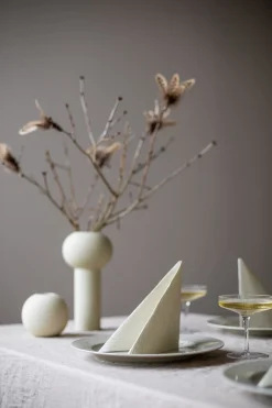 Cooee Design Lines Servietter 33 X 33 Cm 18-Pakning Shell Online