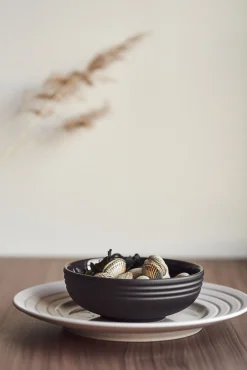 NJRD Lines Skal O16 Cm 6-Stk. Brun New