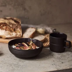 NJRD Lines Skal O16 Cm 6-Stk. Brun New