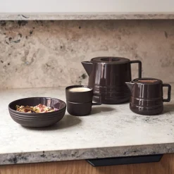 NJRD Lines Skal O16 Cm 6-Stk. Brun New