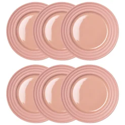 NJRD Lines Tallerken O21 Cm 6-Stk. Rosa New