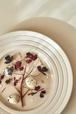 NJRD Lines Tallerken O27 Cm 6-Stk. Beige Best