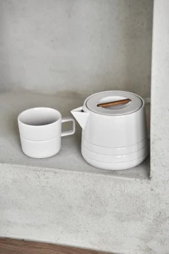 NJRD Lines Tekanne 1,5 Liter Hvit Discount