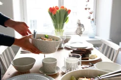 Arabia Mainio Sarastus Skal O 11,5 Cm Svart-Hvit Outlet