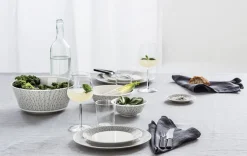 Arabia Mainio Sarastus Skal O 11,5 Cm Svart-Hvit Outlet