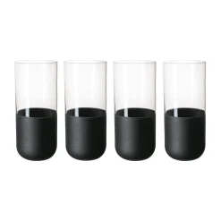 Villeroy & Boch Manufacture Rock Longdrinkglass 30 Cl 4-Pakning Hot