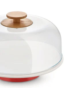 Alessi Mattina Kakefat Med Glasskuppel Fashion