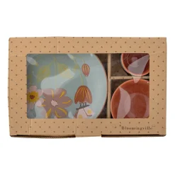 Bloomingville Meadow Barneservise Steingods 3 Deler New