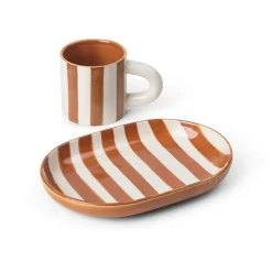 Ferm LIVING Milu Barneservise 2 Deler Terracotta Clearance