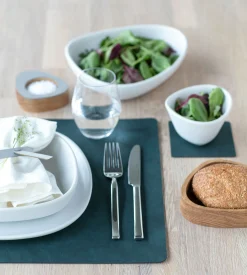 Lind DNA Nupo Spisebrikke Vendbar Square L 1 Stk. Dark Green-Olive Green Online